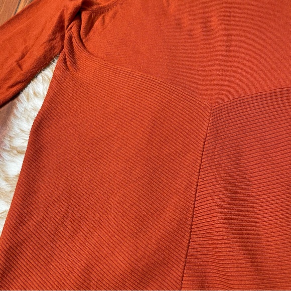 Chicos ribbed side panel silk blend sweater - Picture 6 of 8